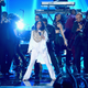 Sheila E. (center) performs onstage during the 2016 BET Awards at the Microsoft Theater June 26, 2016, in Los Angeles.
Kevin Winter/BET/Getty Images for BET